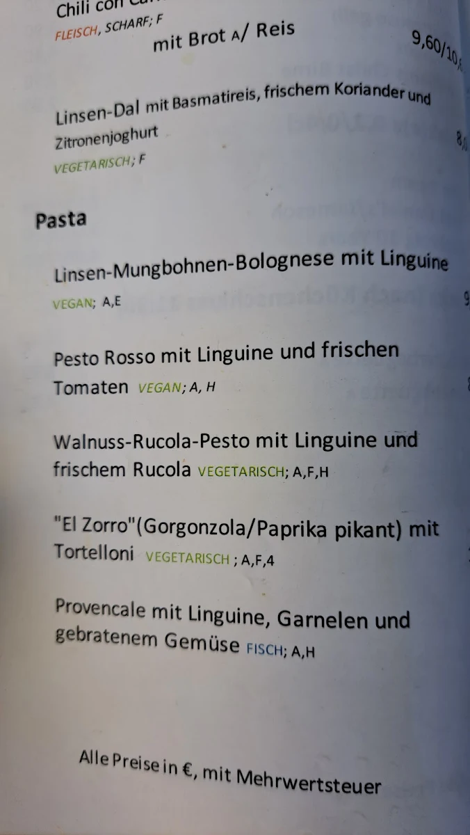Speisekarte photo 2