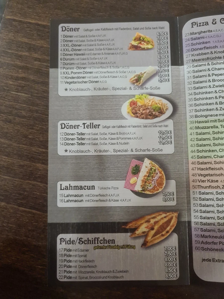 Speisekarte photo 2