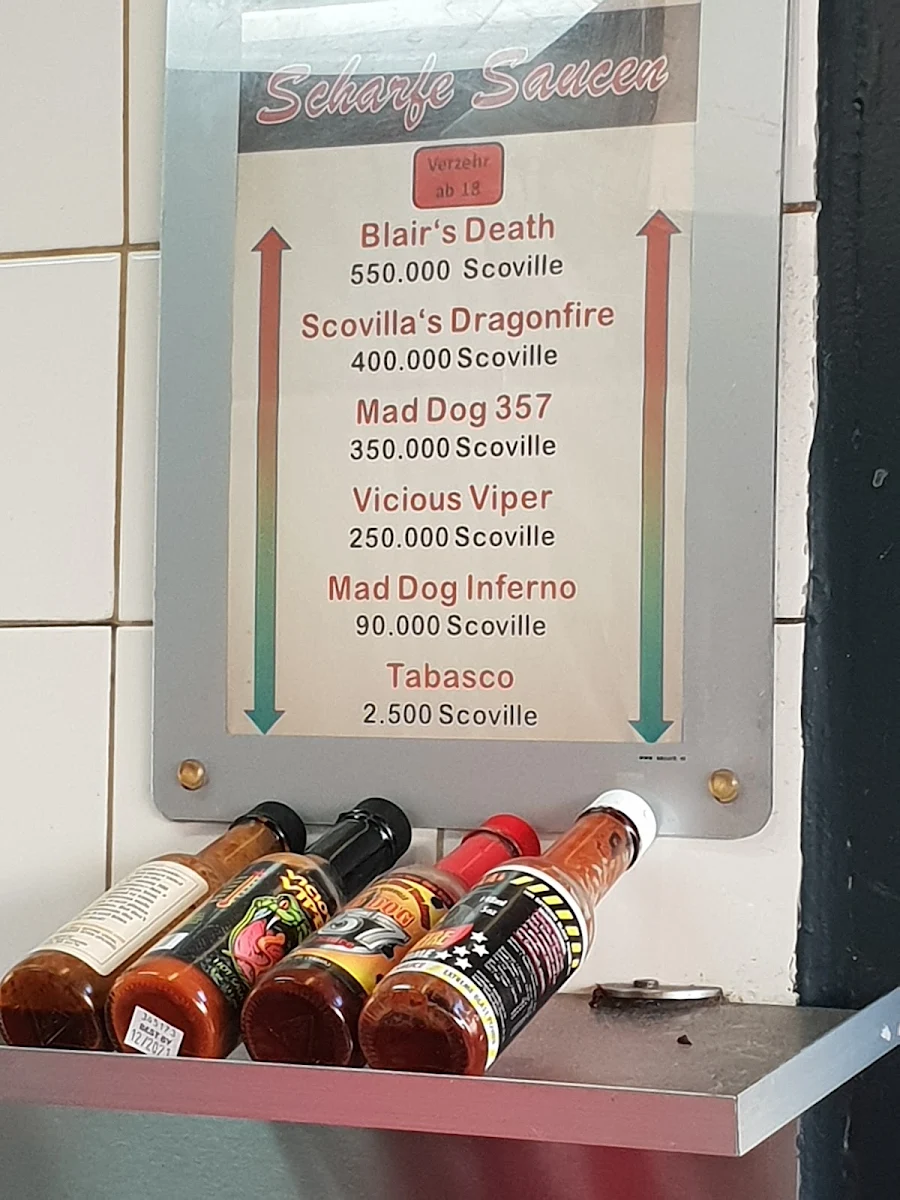 Speisekarte, Krasselt's Imbiss Berlin