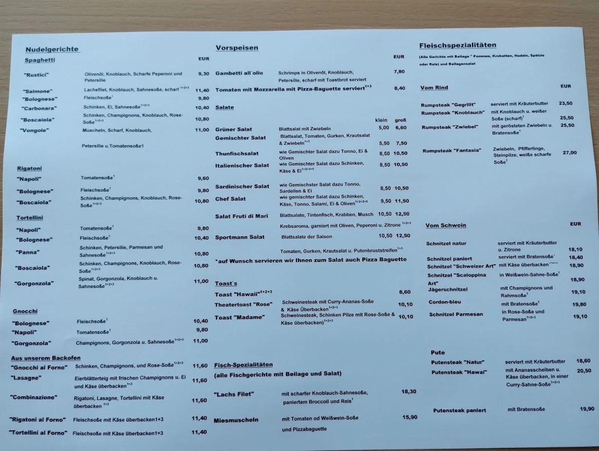 Speisekarte photo 4