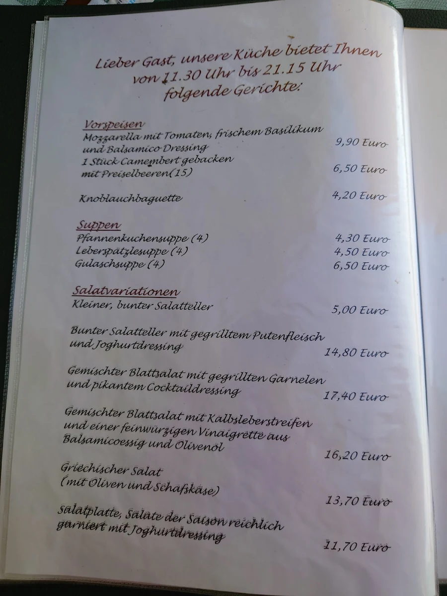 Speisekarte photo 4