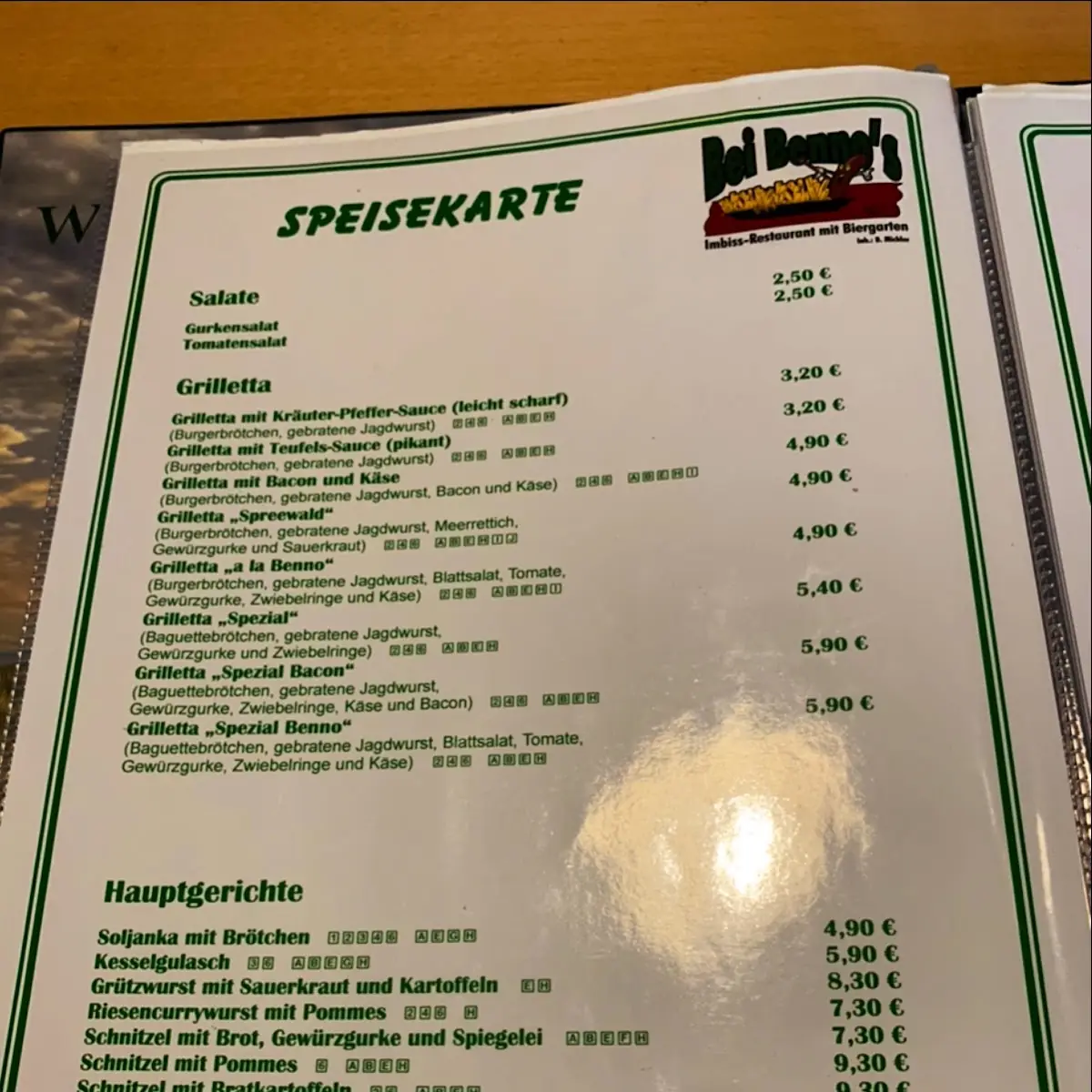 Speisekarte photo 3