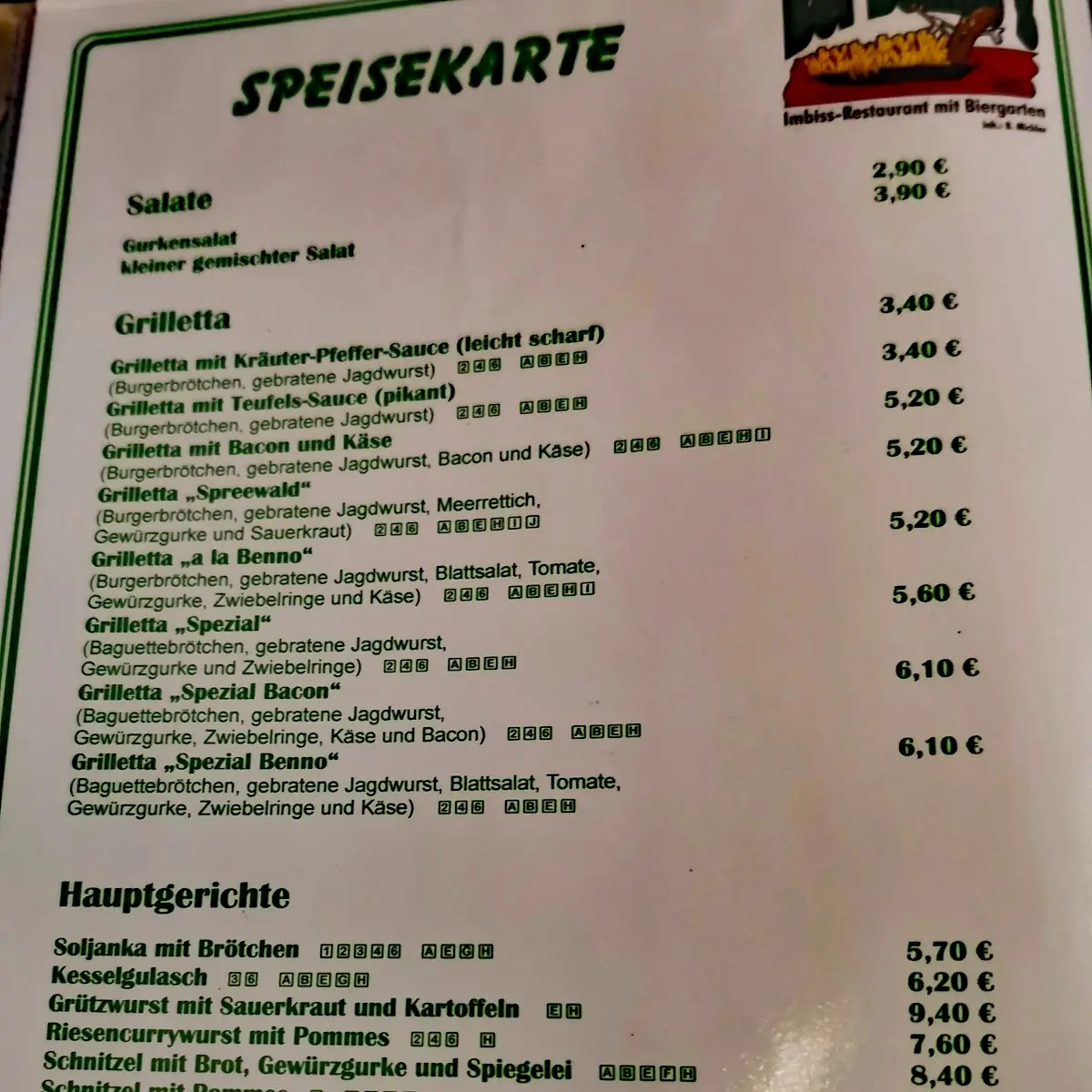Speisekarte photo 4
