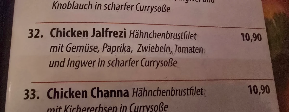 Speisekarte photo 3
