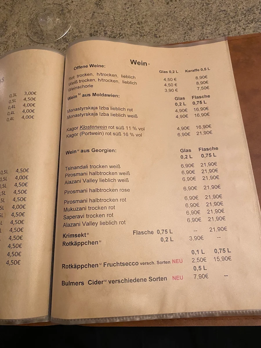 Speisekarte photo 3
