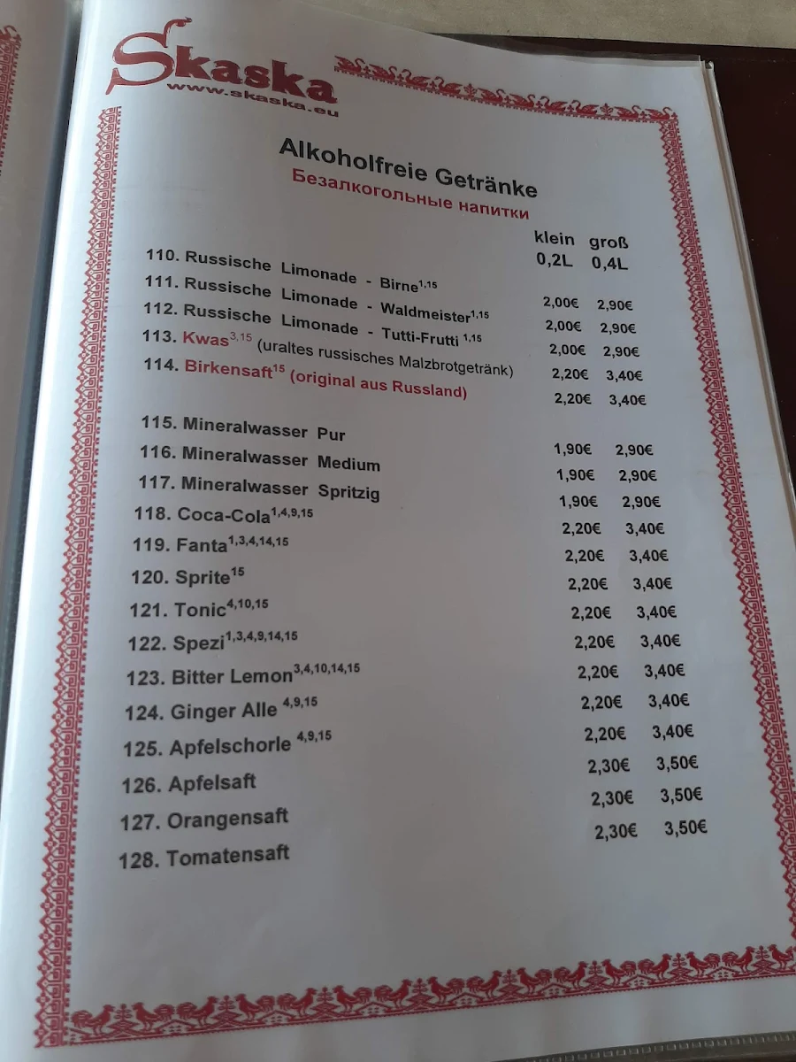 Speisekarte photo 8