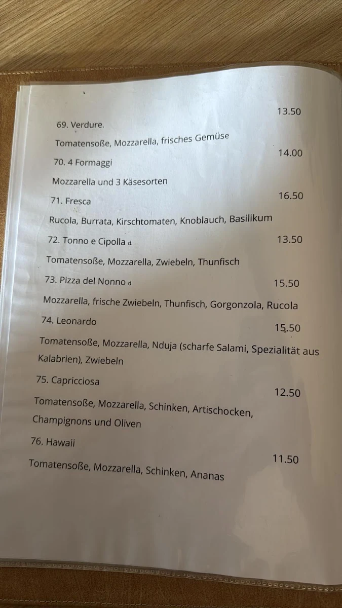Speisekarte photo 2