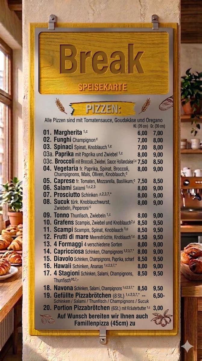 Speisekarte photo 2