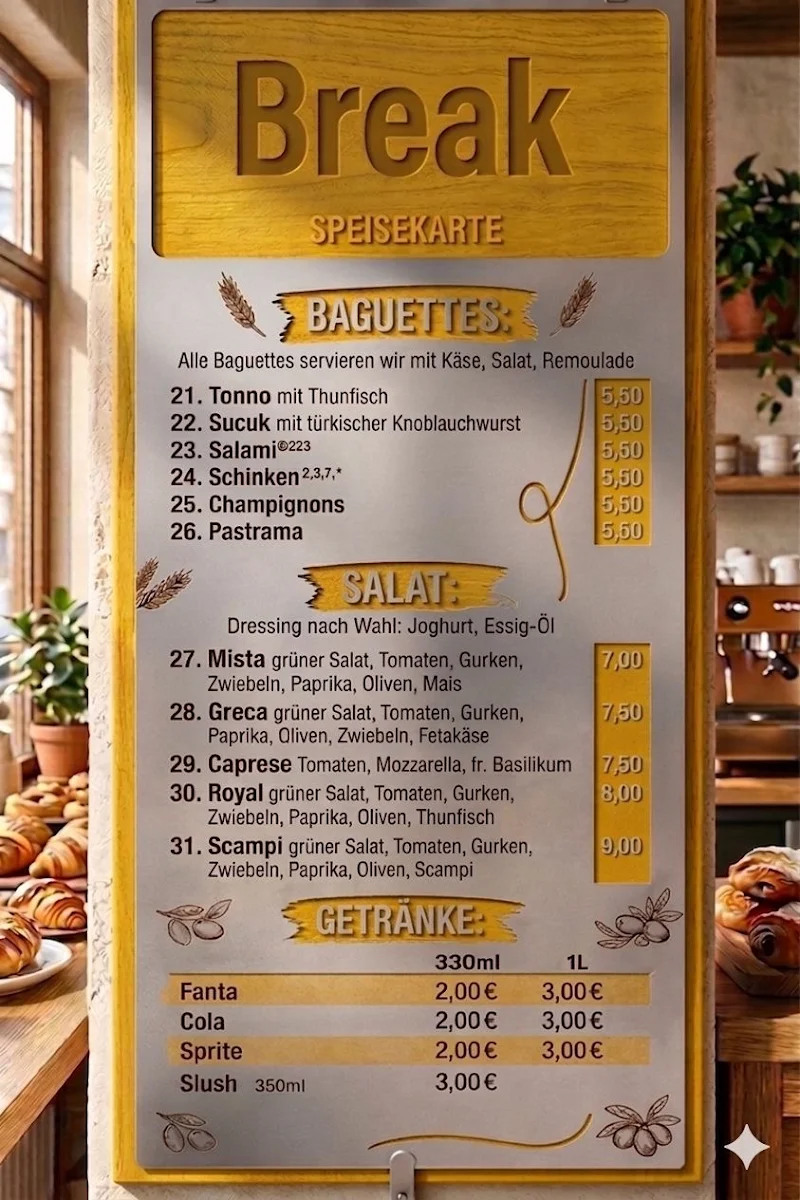 Speisekarte photo 3