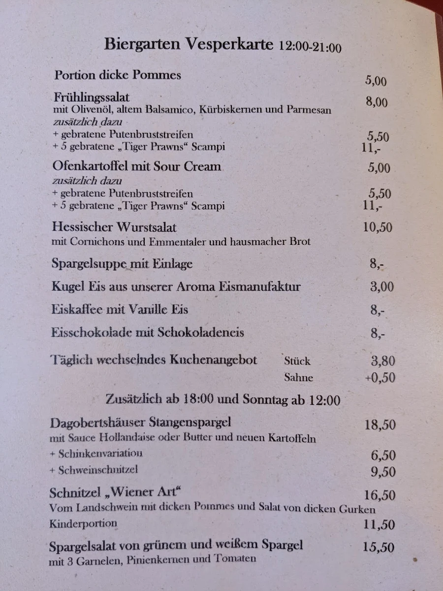 Speisekarte photo 5
