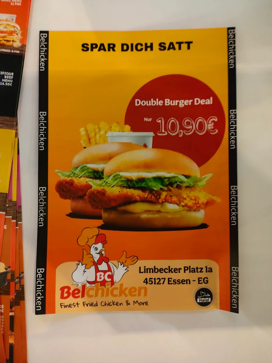 Speisekarte, Belchicken