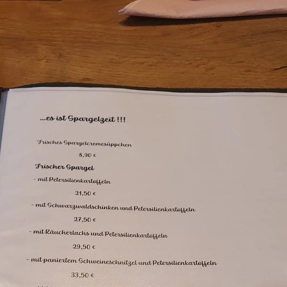 Speisekarte photo 3