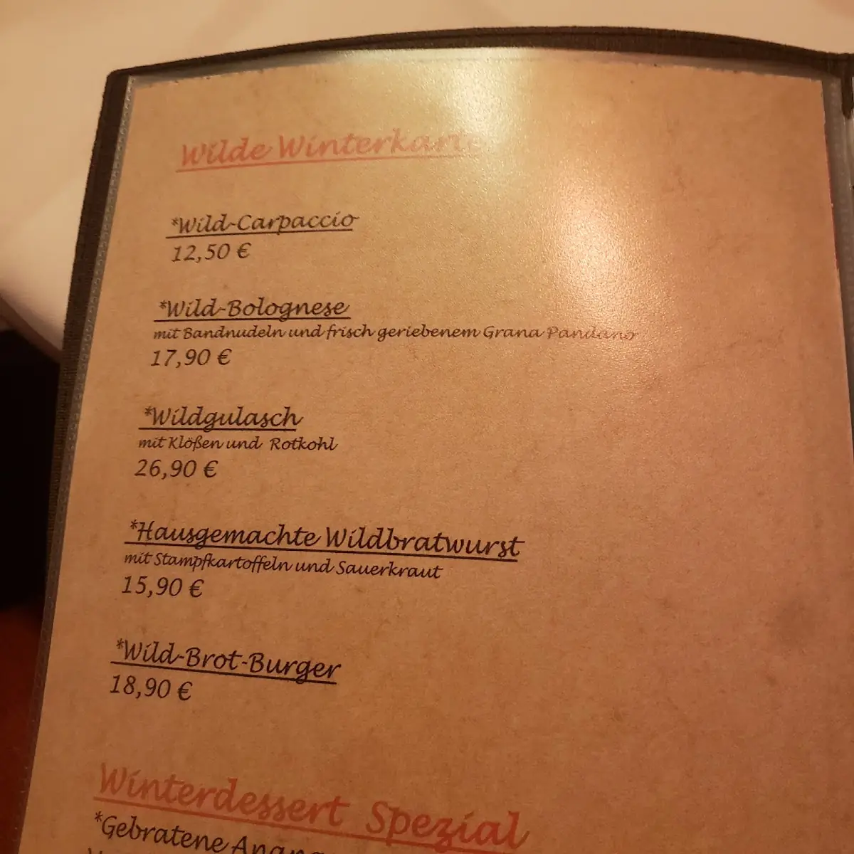 Speisekarte photo 6