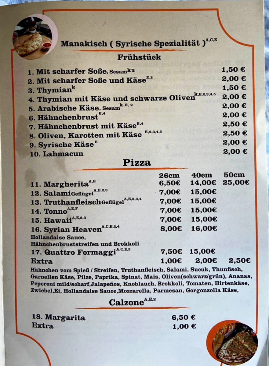 Speisekarte photo 3