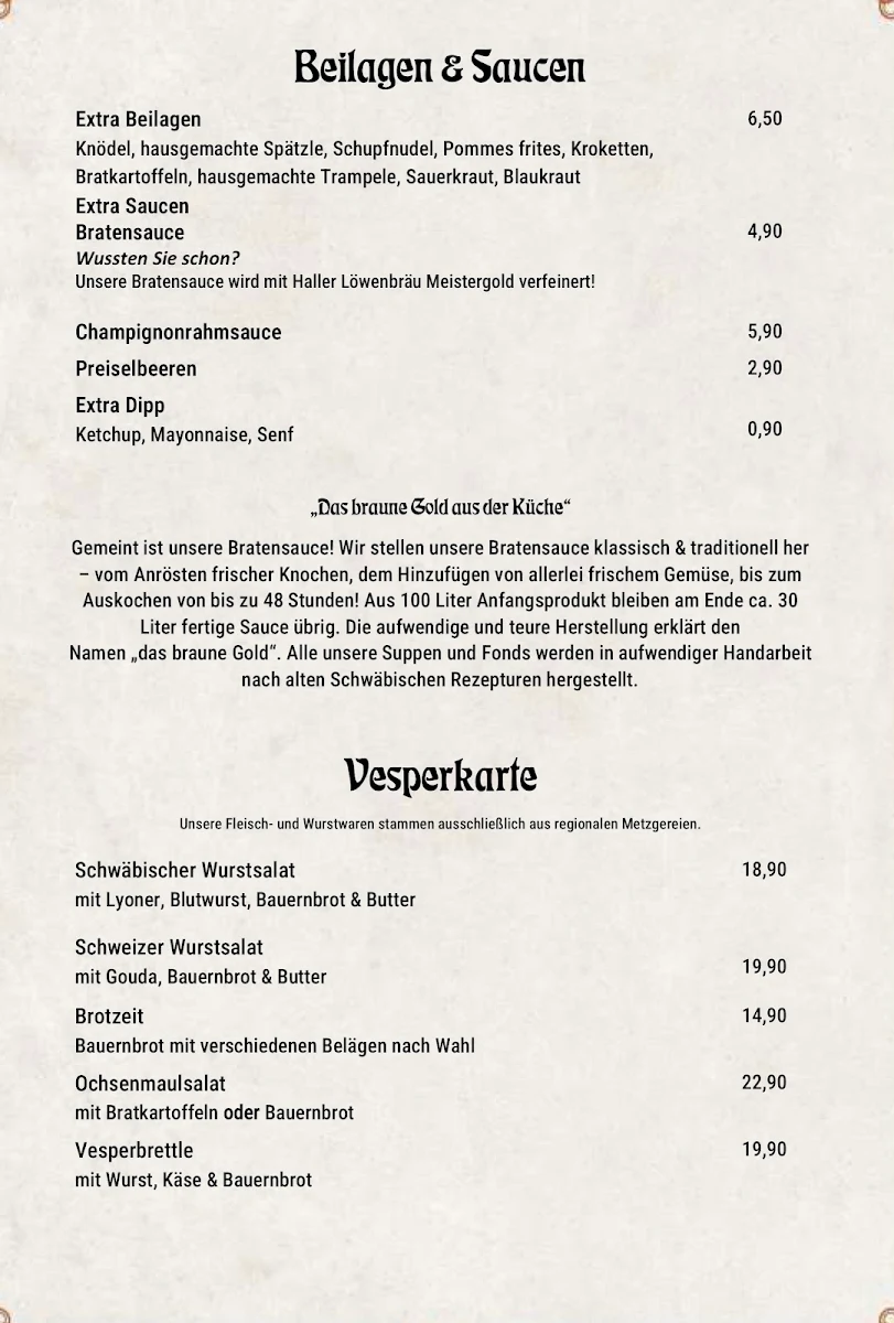 Speisekarte photo 2