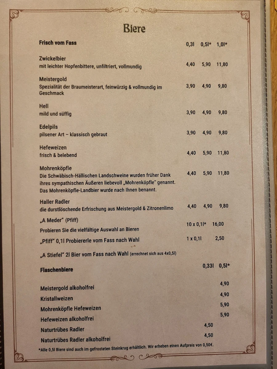 Speisekarte photo 3
