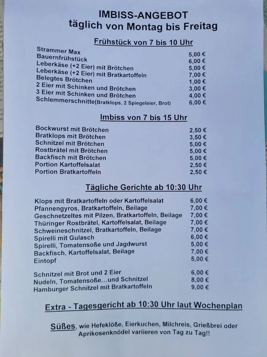 Speisekarte photo 1