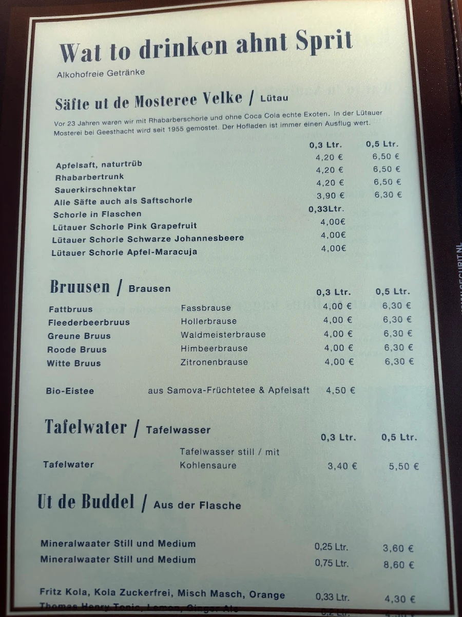 Speisekarte photo 2