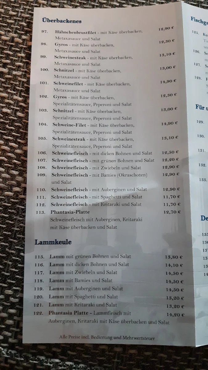 Speisekarte photo 5