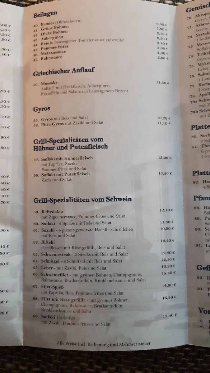 Speisekarte photo 6
