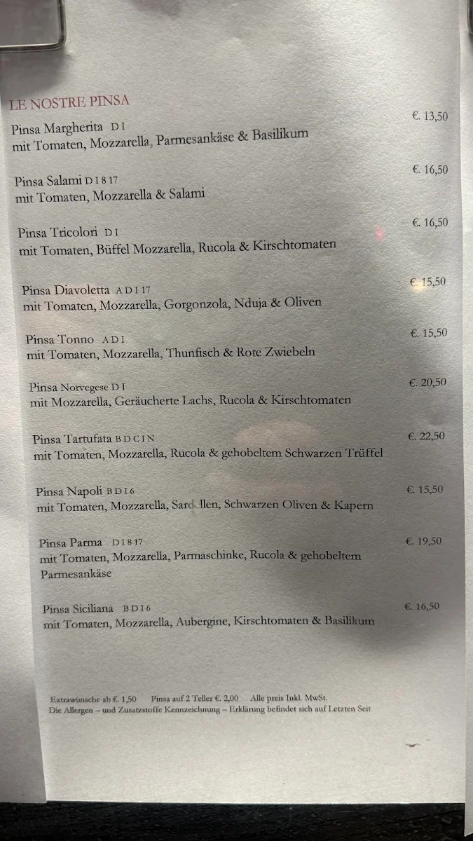 Speisekarte photo 1
