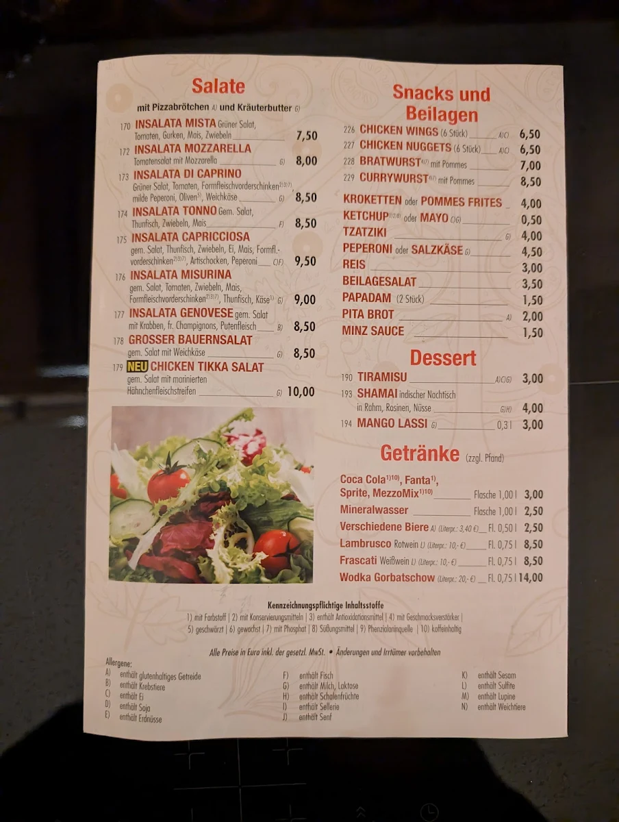 Speisekarte photo 1