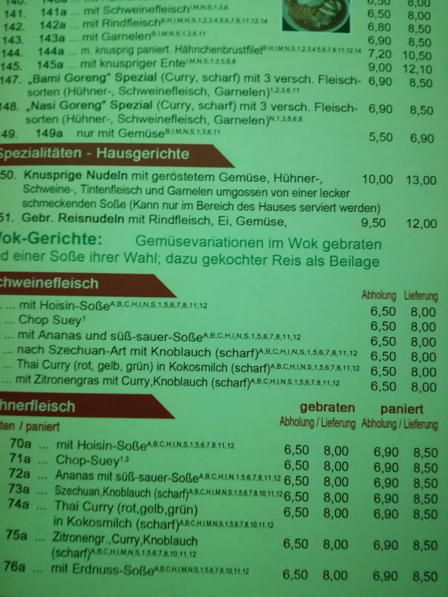 Speisekarte photo 2