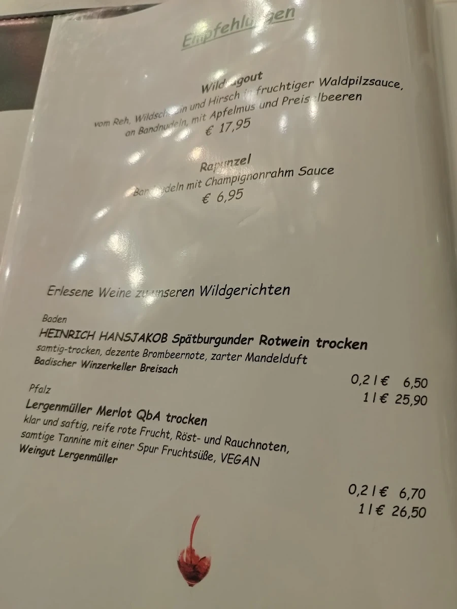 Speisekarte photo 5