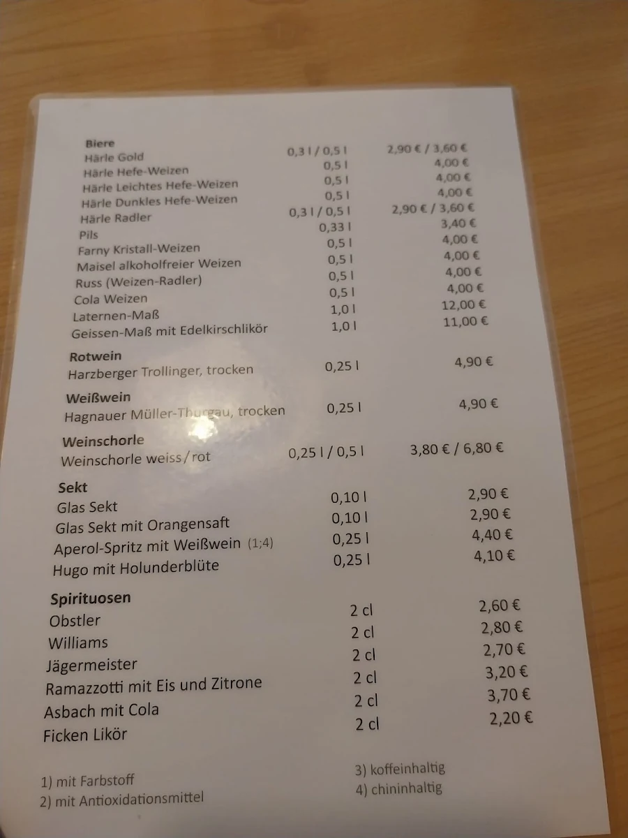 Speisekarte photo 3
