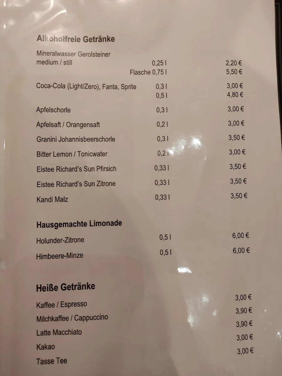 Speisekarte photo 2