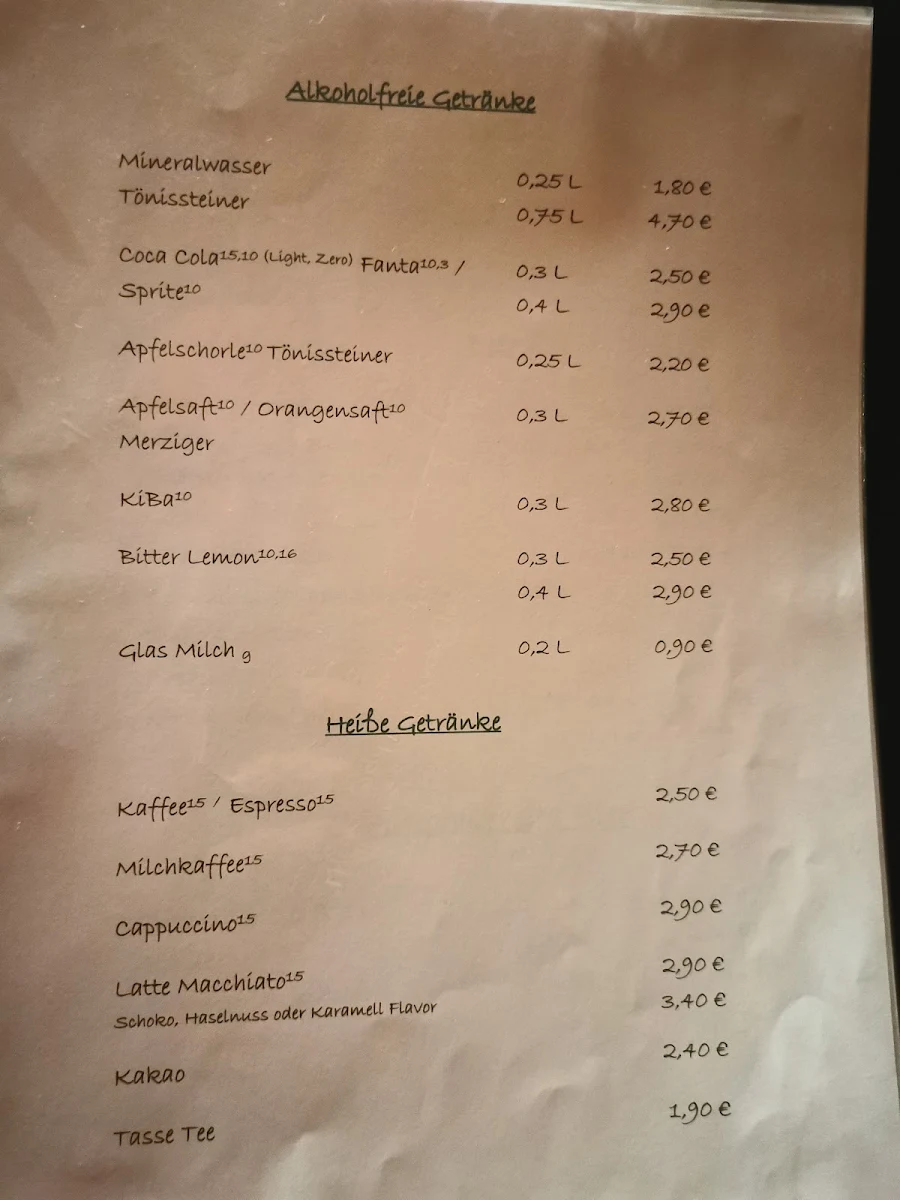 Speisekarte photo 9