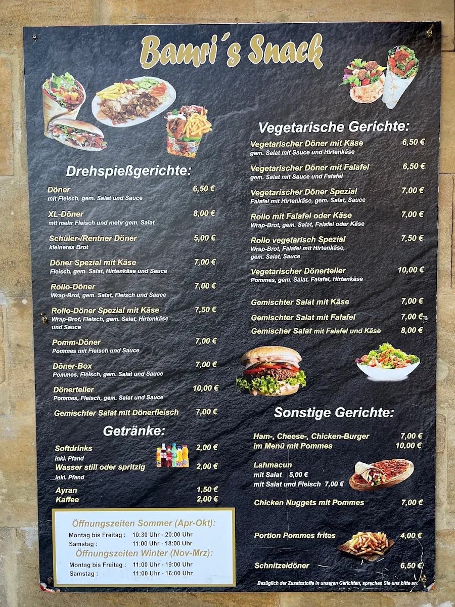 Speisekarte photo 3
