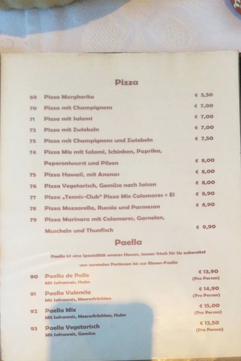 Speisekarte photo 3