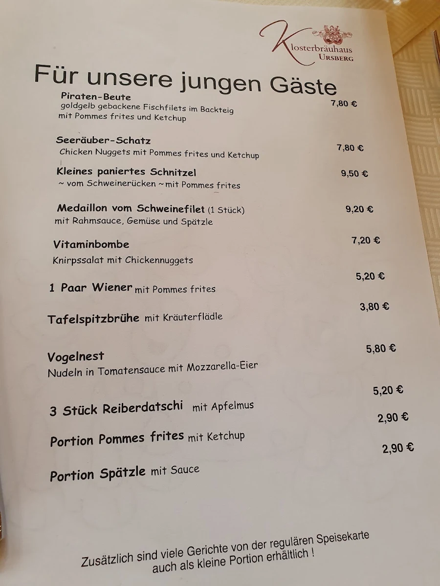 Speisekarte photo 2