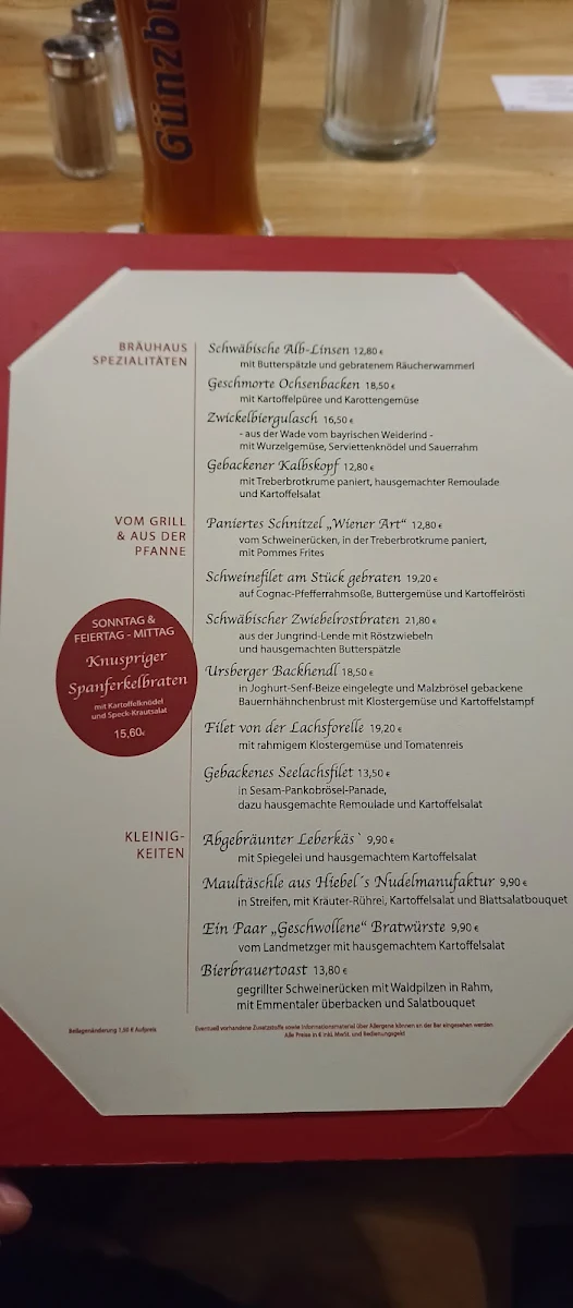 Speisekarte photo 9