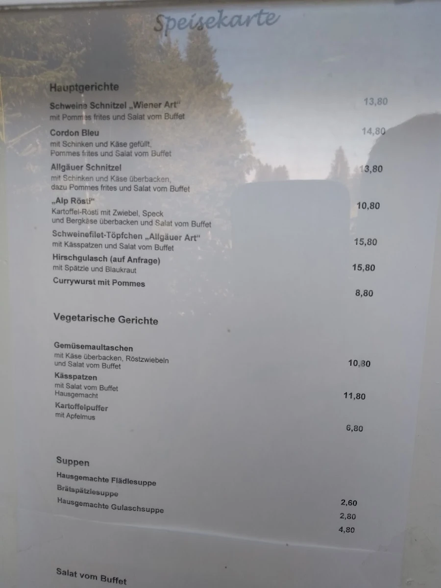 Speisekarte photo 3