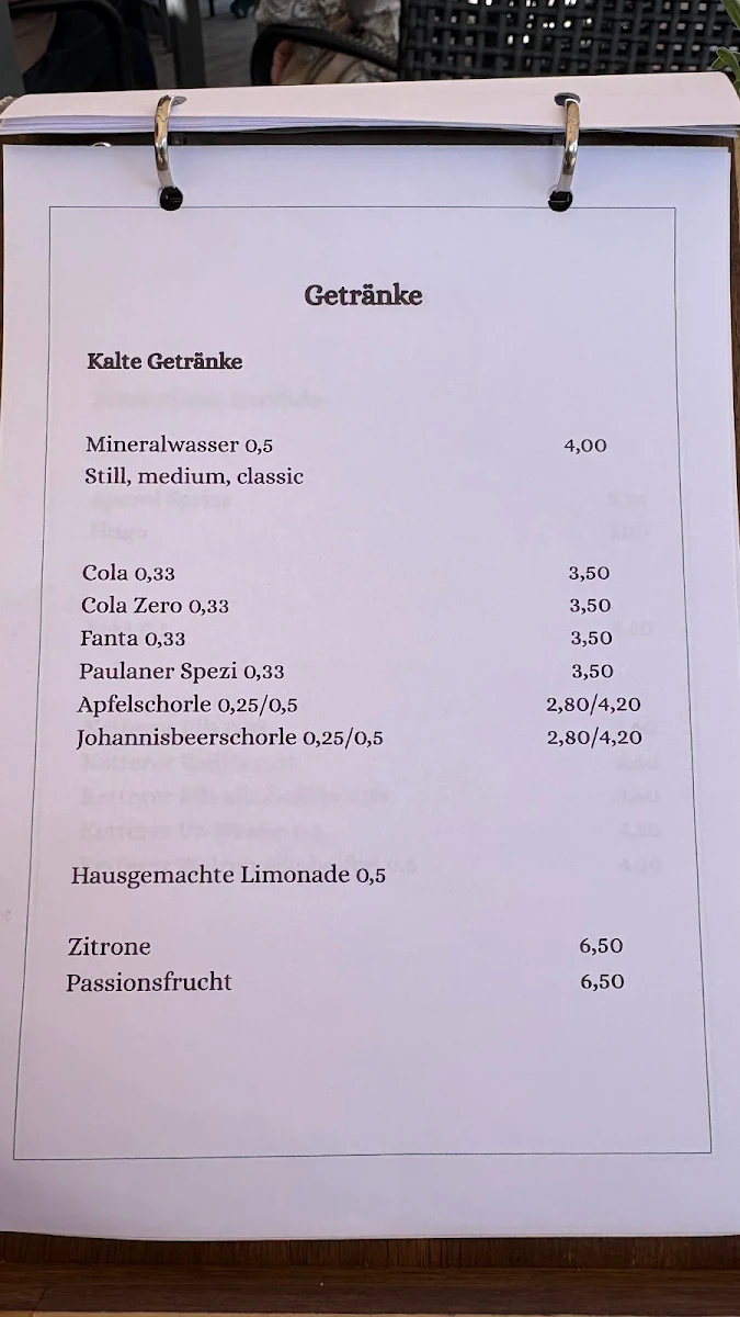 Speisekarte photo 1