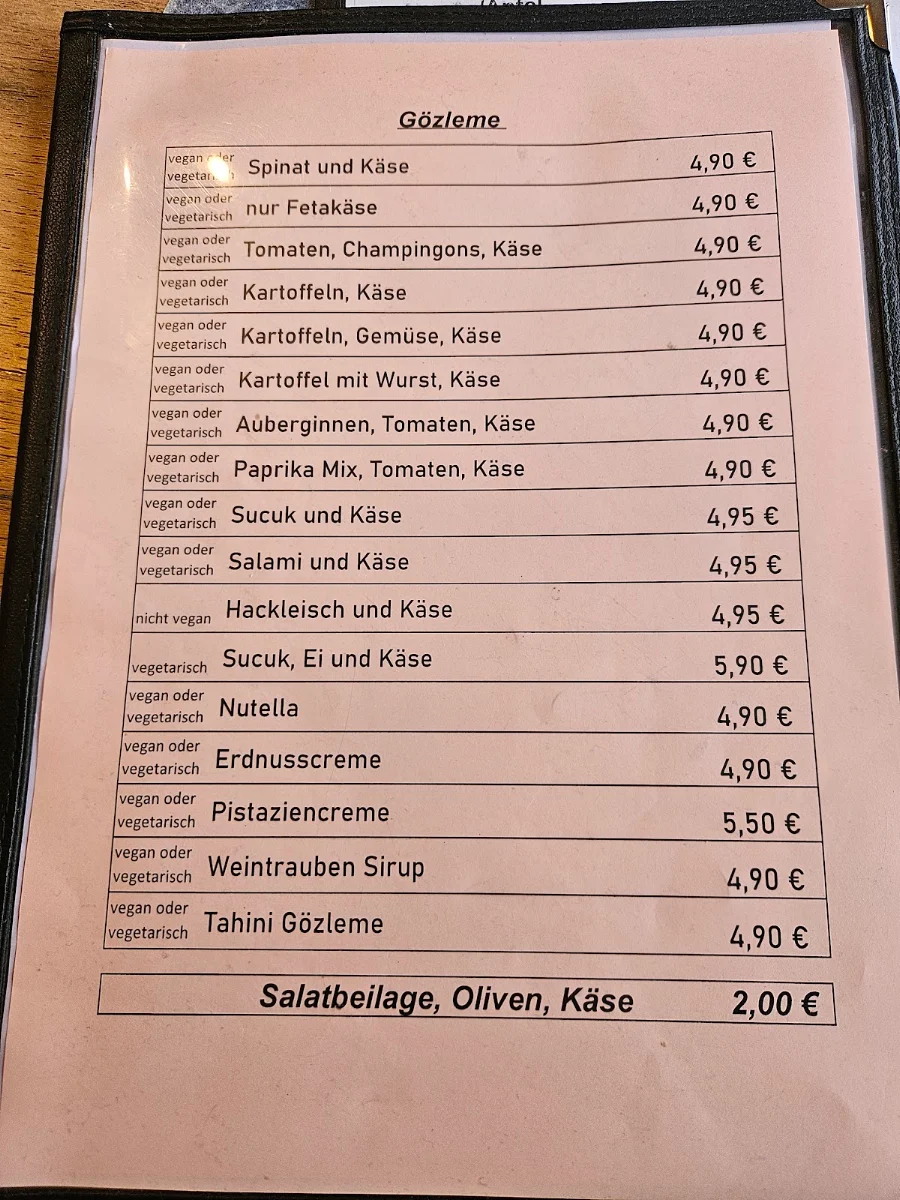 Speisekarte photo 7