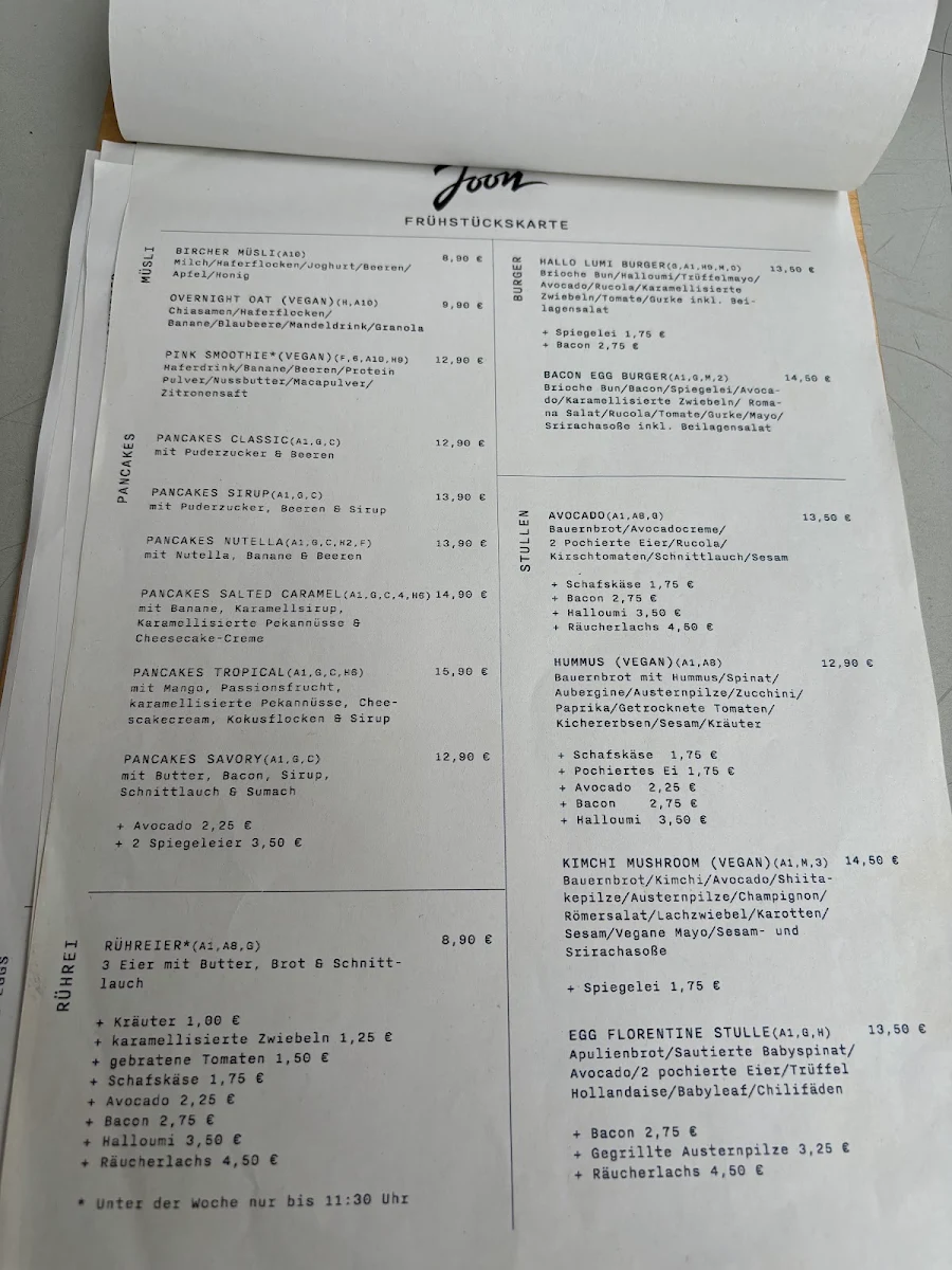 Speisekarte photo 1