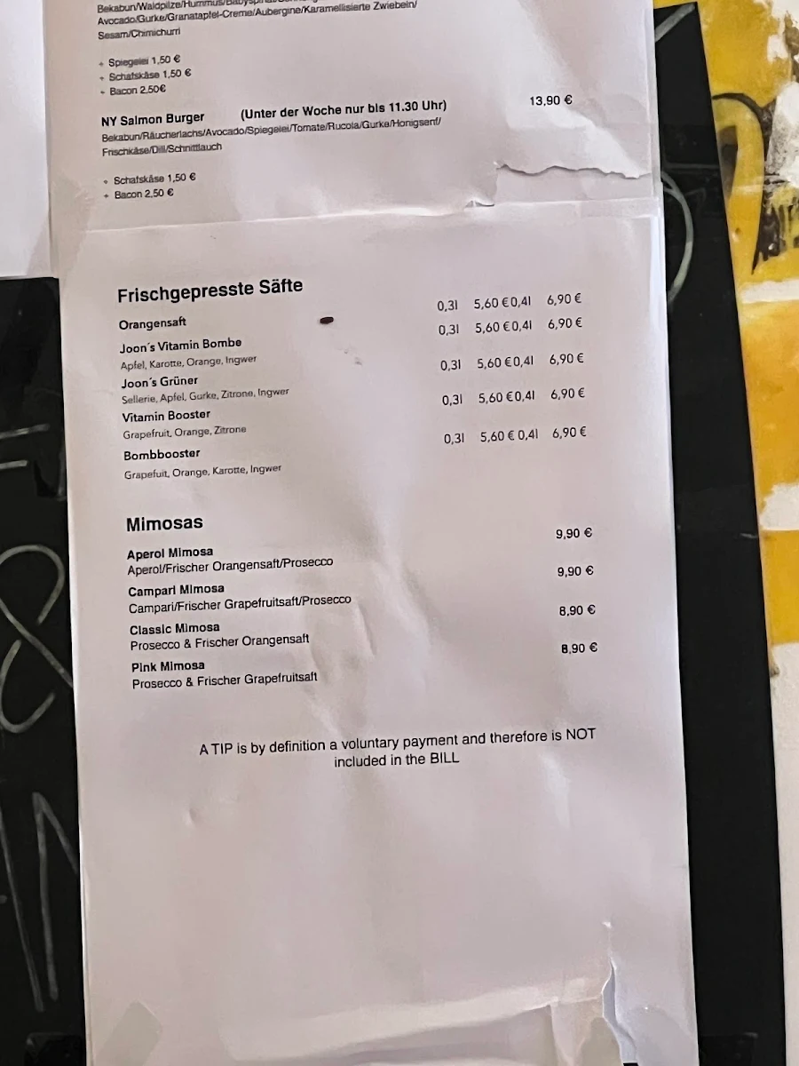 Speisekarte photo 5
