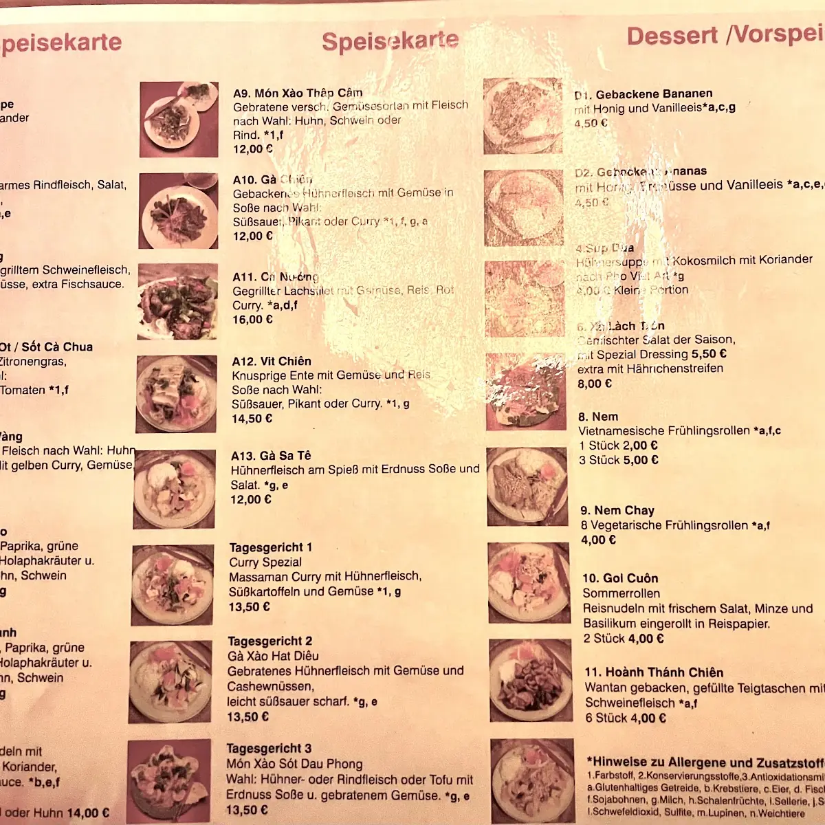 Speisekarte photo 2