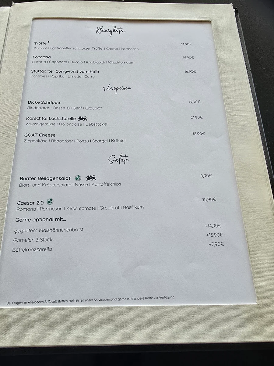 Speisekarte photo 2