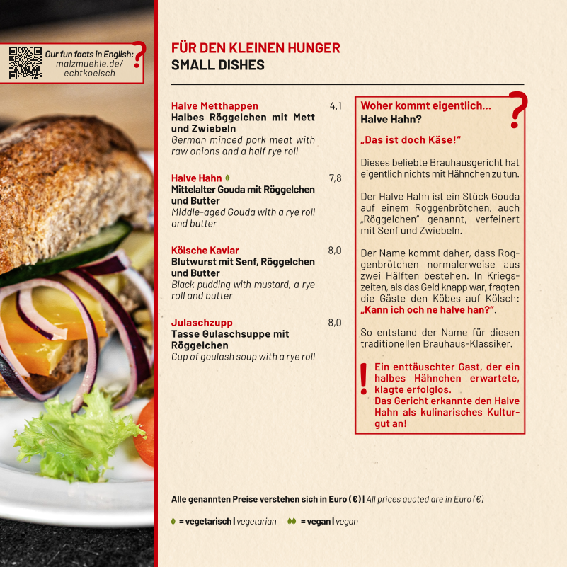 Speisekarte photo 2