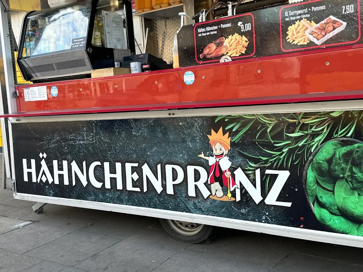 Speisekarte, Hähnchenprinz ( Gockel König )