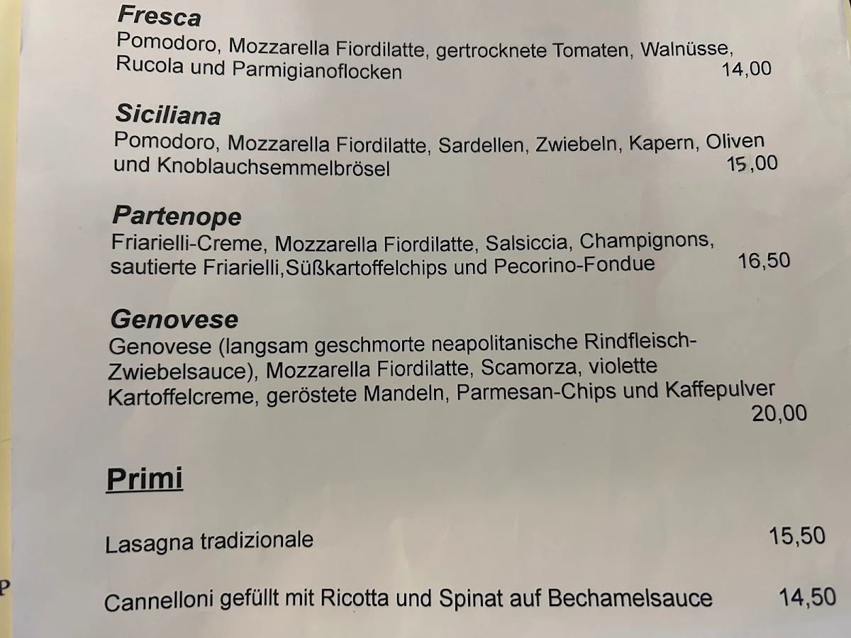 Speisekarte photo 1