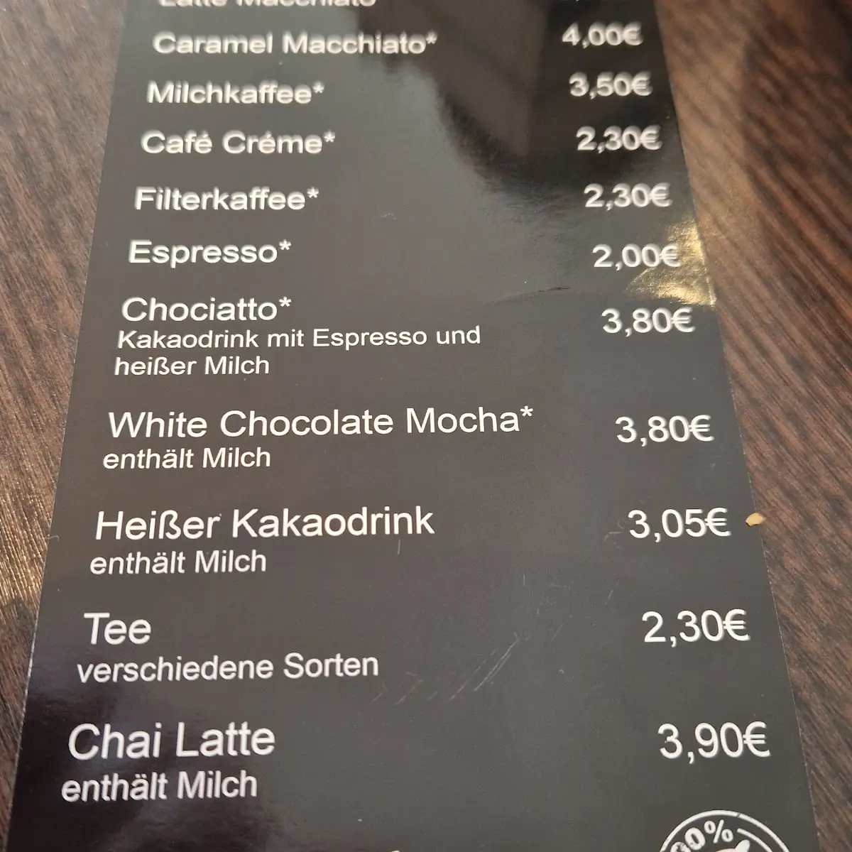 Speisekarte photo 2