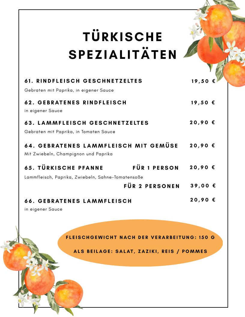 Speisekarte photo 5