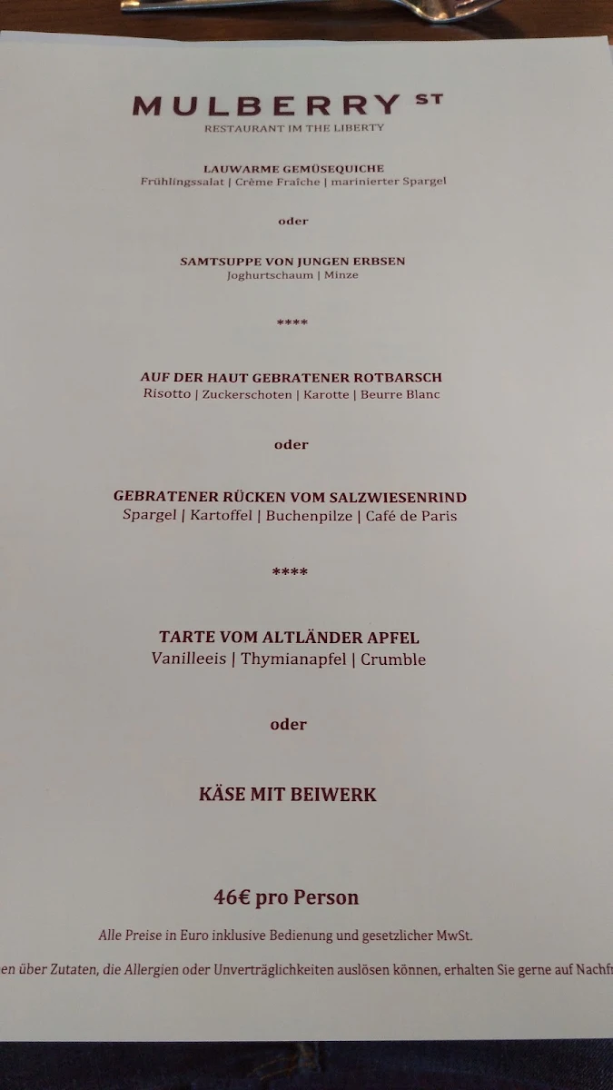 Speisekarte photo 2