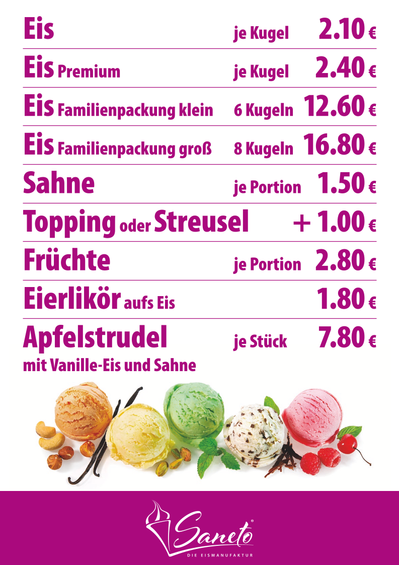 Speisekarte photo 1