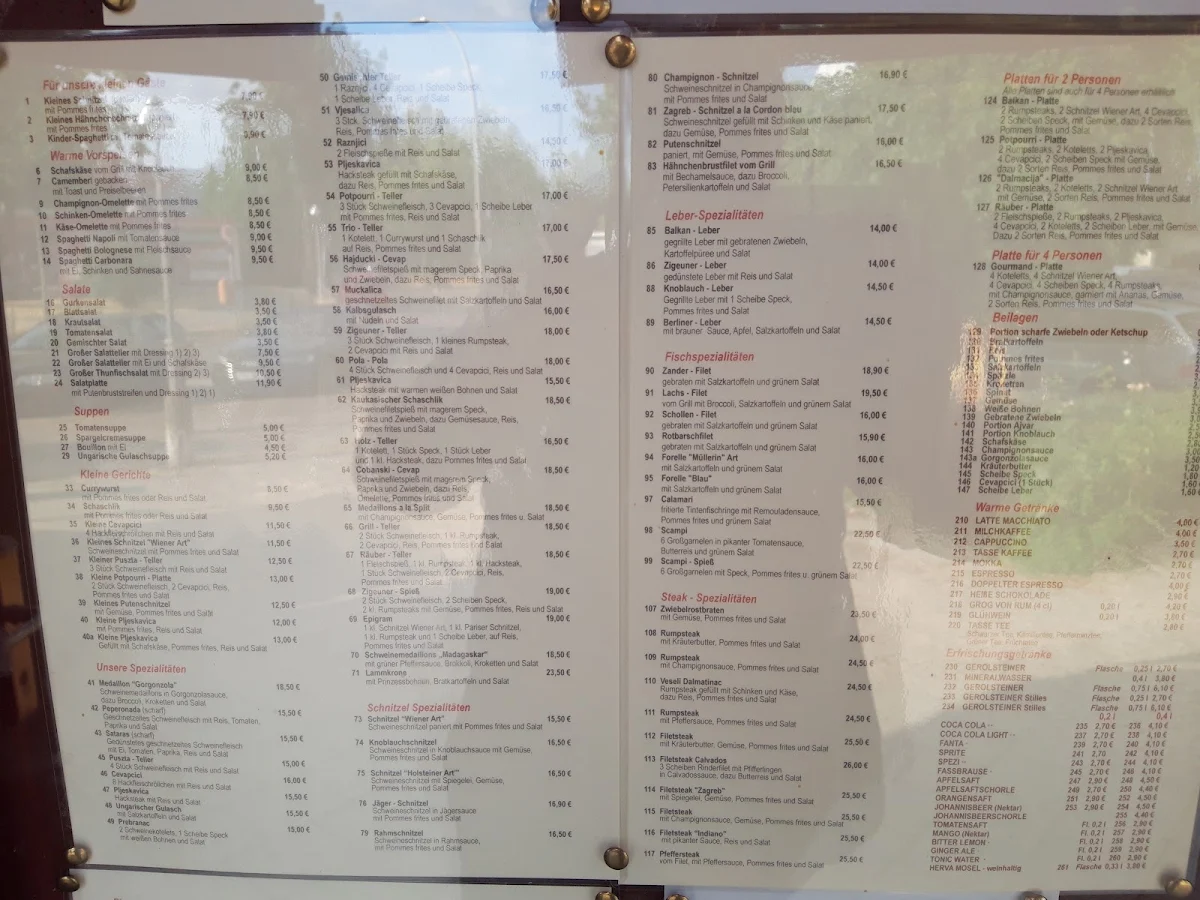 Speisekarte photo 3